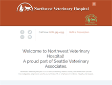 Tablet Screenshot of nwestvet.com